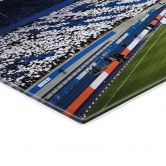 Glasbild Hertha BSC - Hertha Choreo in der Ostkurve 