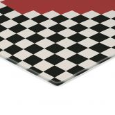 Tableau sur verre Illusion d'optique : cœur en style pixels - Kerr-Dineen 