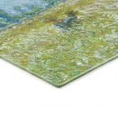 Glasbild Monet - Felder im Frühling 