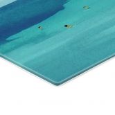 Glasbild Sommerglück am türkisblauen Meer - Rivers 