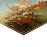 Glasschilderijen Turner - Venetie, Dogana en S. Giorgio Maggiore 