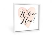 Wandbild Confetti & Cream - Whoo Hoo 