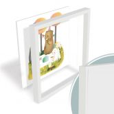 Wandbild Loske - Picknick zu dritt 