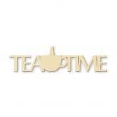 Houten Tekst Tea Time 