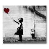 Herdabdeckplatte Banksy - Girl with balloon 