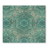 Kogeplade Mandala Boho guld-grøn - Bloomery Decor 
