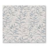 Afdekplaat voor kookplaat Delicate watercolour bladeren - Zacht grijs - Bloomery Decor  