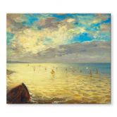 Stove cover plate - Delacroix - The sea 