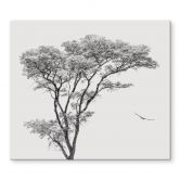 Herdabdeckplatte Minimalistischer Baum in ruhiger Landschaft - Flour 