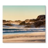 Herdabdeckplatte Strandküste bei Sonnenaufgang in Afrika - Hugonnard 