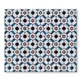 Herdabdeckplatte Geometrisches Muster mit Blumen - Treechild 