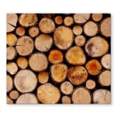 Hob Cover Wood Slices 