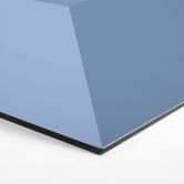 3D Hexagon Alu-Dibond - Blå 