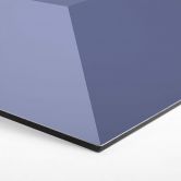 3D Hexagon - Alu-Dibond Dunkelblau 