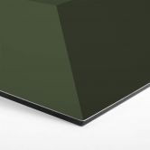 3D Hexagon - Alu-Dibond Dunkelgrün 