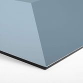 3D Hexagon Dibond - Lichtblauw 