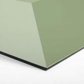 3D Hexagon - Alu-Dibond Hellgrün 