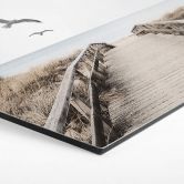 Hexagon Wandbild Blick auf die Ostsee - Alu-Dibond 