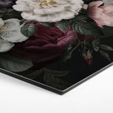 Hexagon Wandbild Elegantes Mandala in Sandgold - Bloomery Decor - Alu-Dibond 