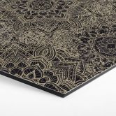 Hexagon Wandbild Mandala Boho Antikgold - Bloomery Decor - Alu-Dibond 
