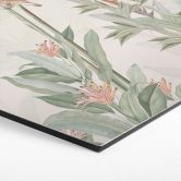 Hexagon Wandbild Tropischer Wald mit Kakadus - Bloomery Decor - Alu-Dibond 