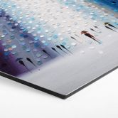 Hexagon Wandbild Verträumter Regentag - Ermilkina - Alu-Dibond 