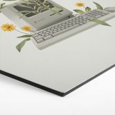 Hexagon-Wandbild Vintage Botanik-Computer - Frida Floral Studio - Alu-Dibond 