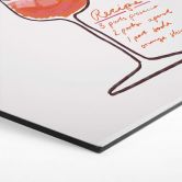 Hexagon Wandbild Fritsch - Aperol Spritz - Alu-Dibond 