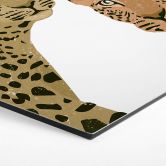 Hexagon - Alu-Dibond Goed Blauw - Die Leoparden 