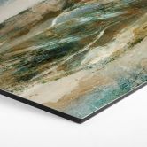 Hexagon Wandbild Berge Abstrakt - Hobday - Alu-Dibond 