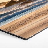 Hexagon Wandbild Strandküste bei Sonnenaufgang in Afrika - Hugonnard - Alu-Dibond 