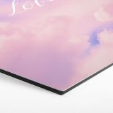 Hexagon Wandbild Lover - inspiriert von Taylor Swift - Alu-Dibond 