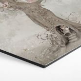 Hexagon Wandbild Magisches Baumhaus mit Feen - Ms Tiff - Alu-Dibond 