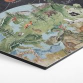 Hexagon Wandbild Sonnensystem mit Planeten und Erde - Ms Tiff - Alu-Dibond 