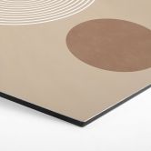 Hexagon Wandbild Abstrakte Geometrie in Balance - Ristova - Alu-Dibond 