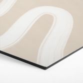 Sekskantet Billede One Line Art - Blid strøm - Ristova - aluminium dibond 