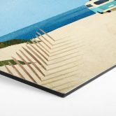 Hexagon Wandbild Van Life - Urlaub am Meer - Rivers - Alu-Dibond 