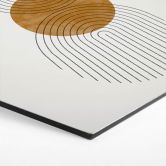 Hexagon - Alu-Dibond The Miuus Studio - Modern Composition 