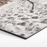 Hexagon Wandbild Strandaufgang Dünen - Alu-Dibond 