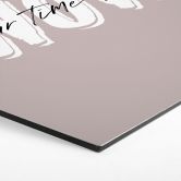 Hexagon Dibond Your time is now 