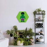 Hexagon - Alu-Dibond Gomes - The Hulk Spielzeug 