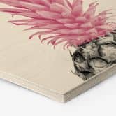 Sekskantet træ 1X Studio - Pink Pineapple 