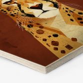 Hexagon - Holz Braun - Gepard 
