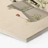 Hexagon Holzbild Frida Floral Studio - Mokka Floral 