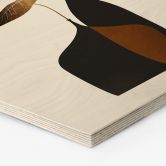 Hexagone - Bois Kubistika - Bouquet scandinave 