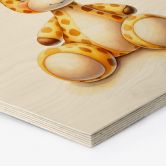 Hexagon Holzbild Kleine Giraffe - Magnusson 