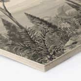 Houten Wanddecoratie Idyllisch plantenlandschap - Ms Tiff 
