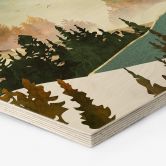 Hexagon - Holz SpaceFrog Designs - Herbstmorgen 