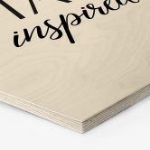 Sekskantet træ Stay Inspired 