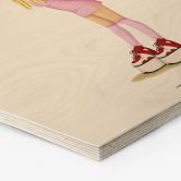 Hexagon - Holz Birke-Furnier Tohmé - Baby 